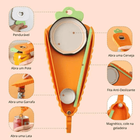 Abridor de Potes Multifuncional