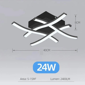 Luminária de Teto Para Sala Minimalista 24W