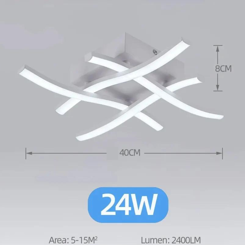 Luminária de Teto Para Sala Minimalista 24W