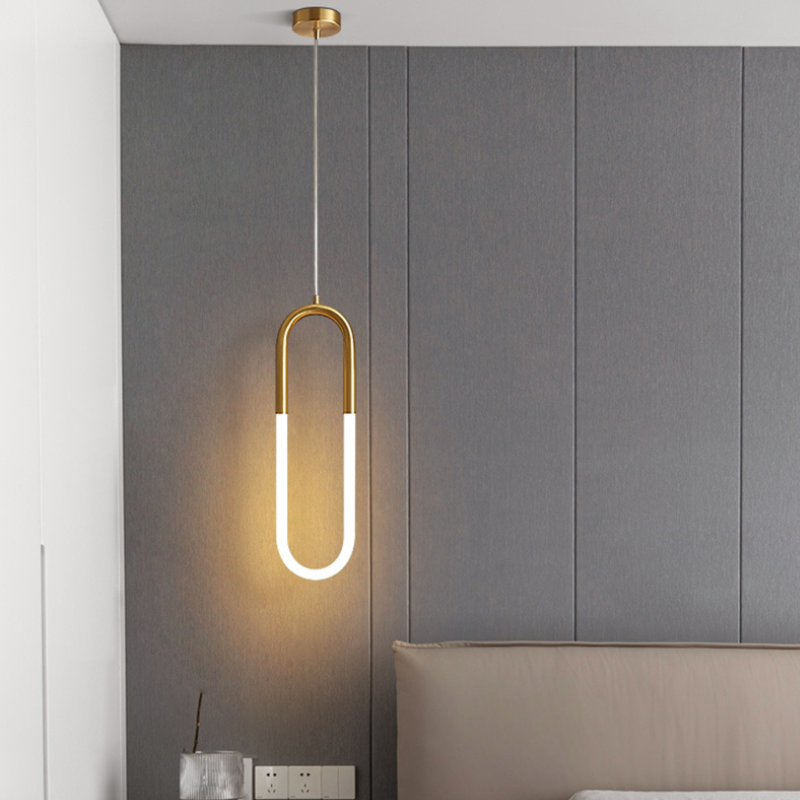 Pendente Minimalista Metal e Led