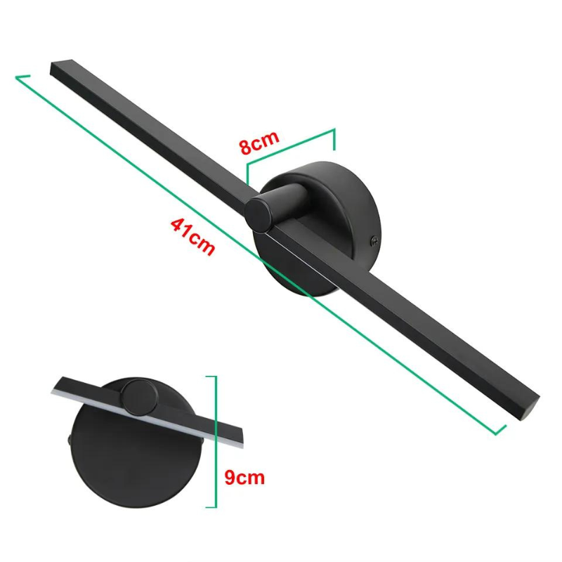 Luminária de Banheiro Com Interruptor Led Direcional 8W