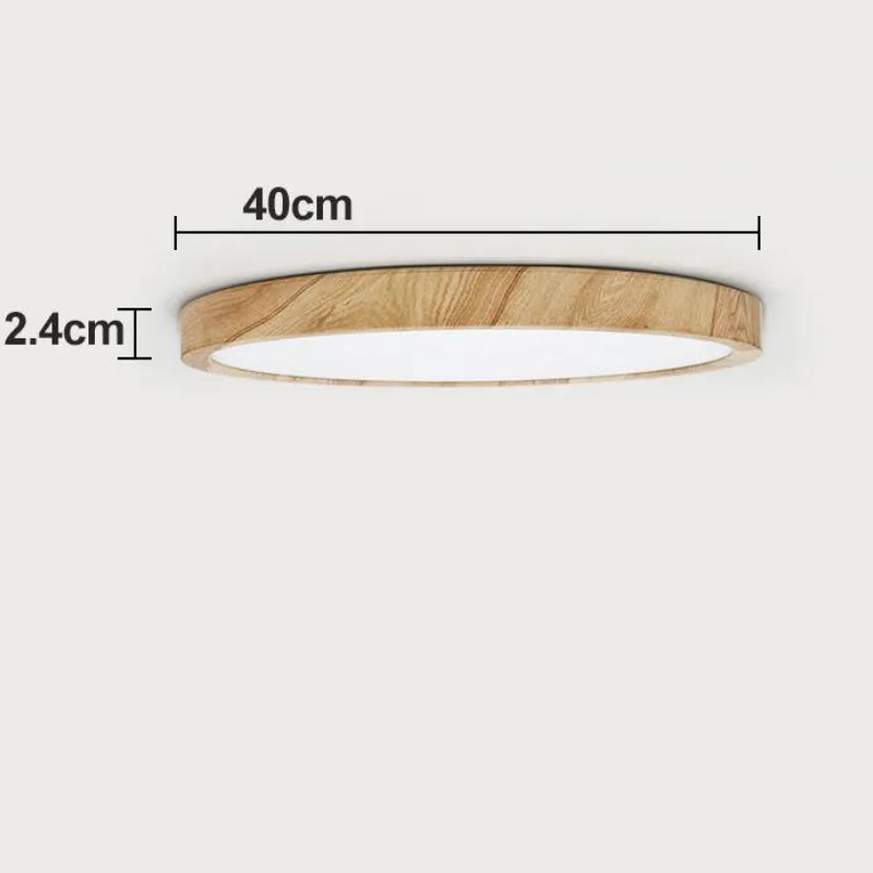 Plafon de Teto Wooden Led