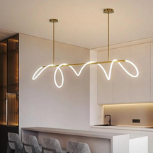 Lustre Moderno e Minimalista Para Sala Led