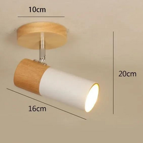 Trilho de luz Wooden Led Bivolt