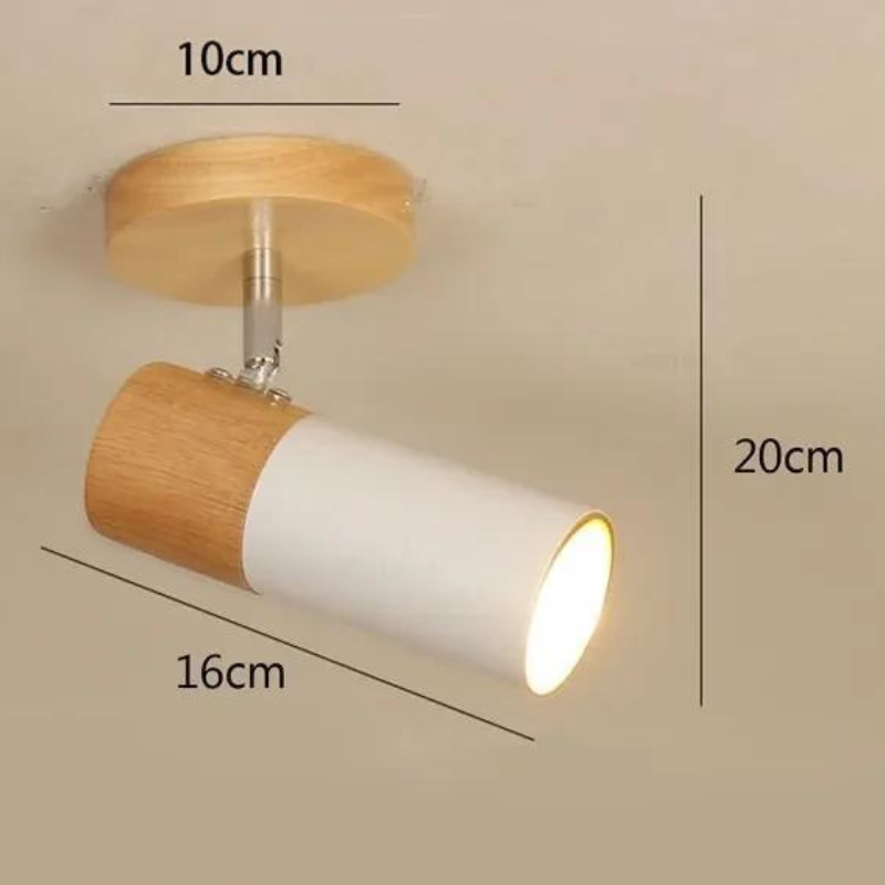 Trilho de luz Wooden Led Bivolt