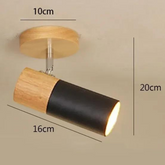 Trilho de luz Wooden Led Bivolt