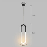 Pendente Minimalista Metal e Led