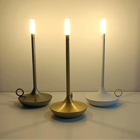 Luminária de Mesa Estilo Vela Sem Fio