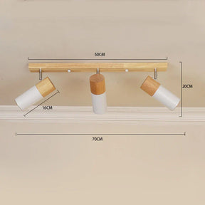 Trilho de luz Wooden Led Bivolt