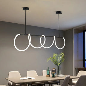 Lustre Moderno e Minimalista Para Sala Led