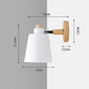 Arandela de Parede Wooden Com Interruptor