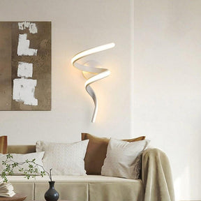 Arandela Moderna Espiral Led Quarto e Sala