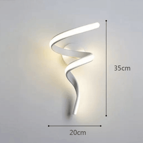 Arandela Moderna Espiral Led Quarto e Sala