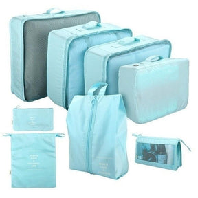 Conjunto 8 Bolsas Organizadoras Impermeável