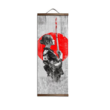 Poster Decorativo Estilo Japonês Katanas